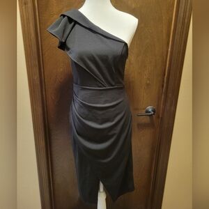 Elegant Black Off-Shoulder Dress NWT